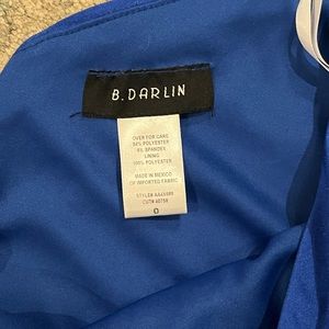 Dillards Homecoming mini dress size 0 blue